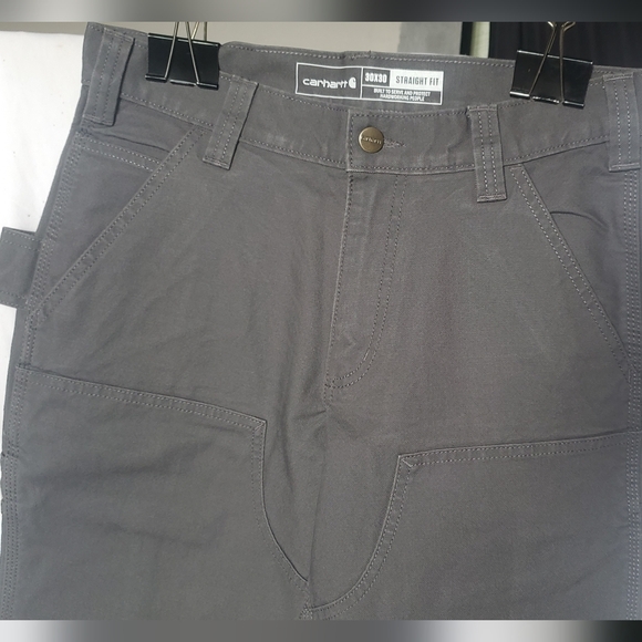 CARHARTT CARGO PANTS GREY - Picture 6 of 7